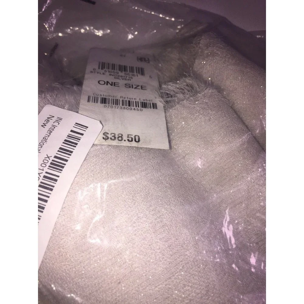 Inc International Concepts Metallic Jacquard Wrap